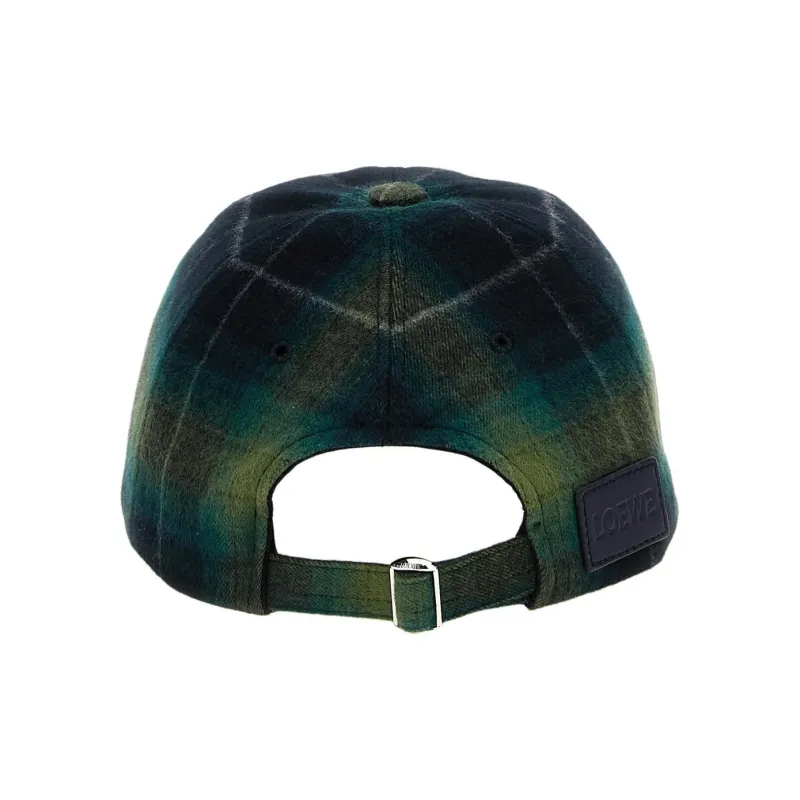LOEWE Patch Tartan Cap-2