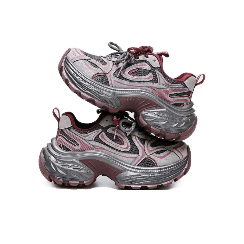 WOOS BOBO Breathable, Supportive, Lightweight, Height Increasing, Thermal Chunky Sneakers Women's-7
