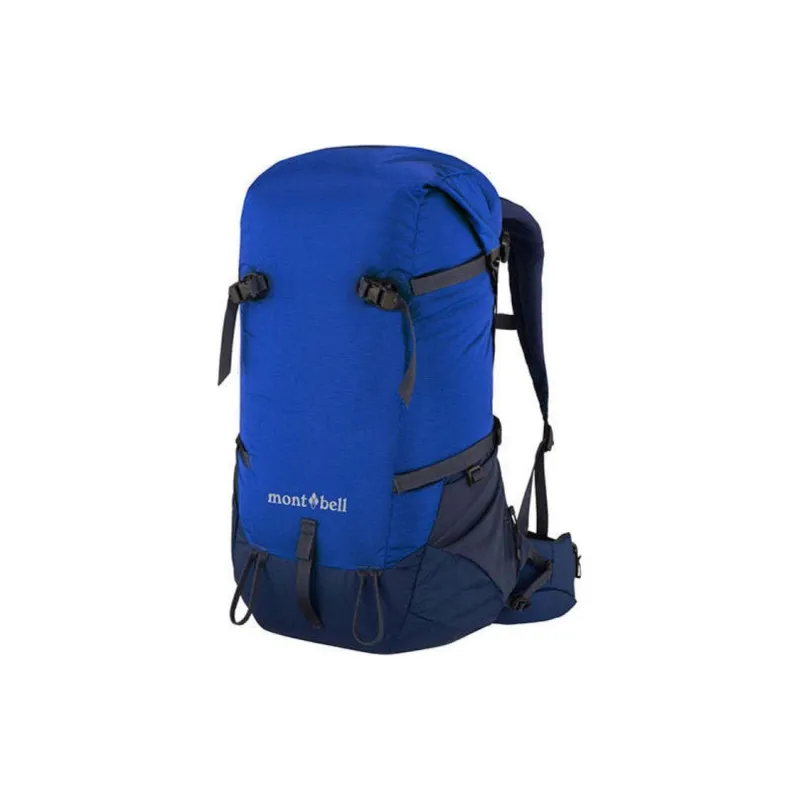 MONTBELL Backpack Mountaineering Outdoor Bag Nylon 50L Blue Unisex-1