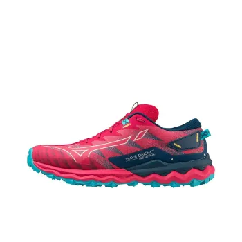 Mizuno Wave Daichi 7 Anti-Slip Wear-Resistant Low-Top Running Shoes Women's Red