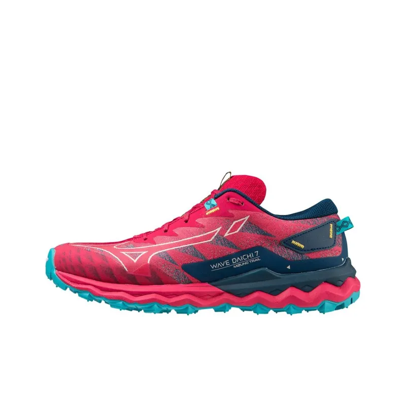 Mizuno Wave Daichi 7 Anti-Slip Wear-Resistant Low-Top Running Shoes Women's Red-0