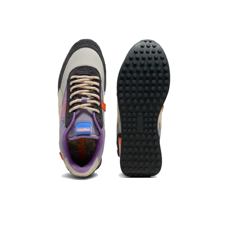 PUMA Future Rider Anti Slip Wear Resistant Low Top Casual Shoes Men's Purple-3