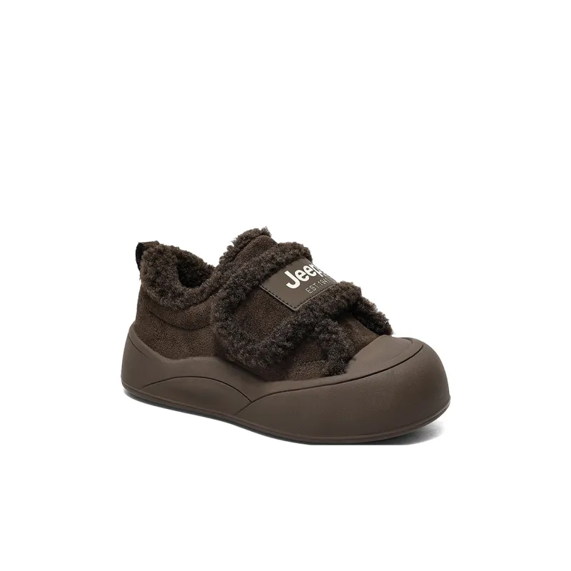 Jeep Anti Slip Wear Resistant Kids Lifestyle Shoes Dark Coffee Kids'-3