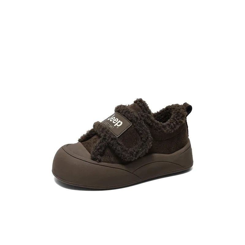 Jeep Anti Slip Wear Resistant Kids Lifestyle Shoes Dark Coffee Kids'-7