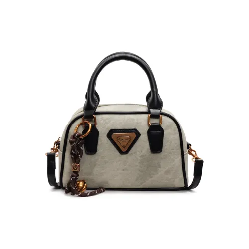 Versman PU Large Capacity Small Square Bag Boston Bag Handbag Shoulder Bag Regular Women's Multicolor