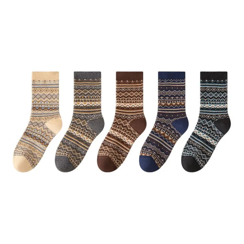 MIIOW Mid Calf Socks Men's Combo Set-14