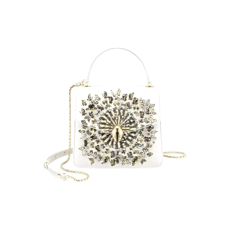 BVLGARI Mary Katrantzou X BVLGARI Sheepskin Shoulder Bag Women's White-0