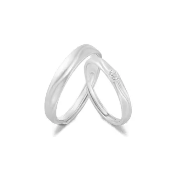 FORCHI Sterling Silver Rings Unisex Anniversary Gift For Girl