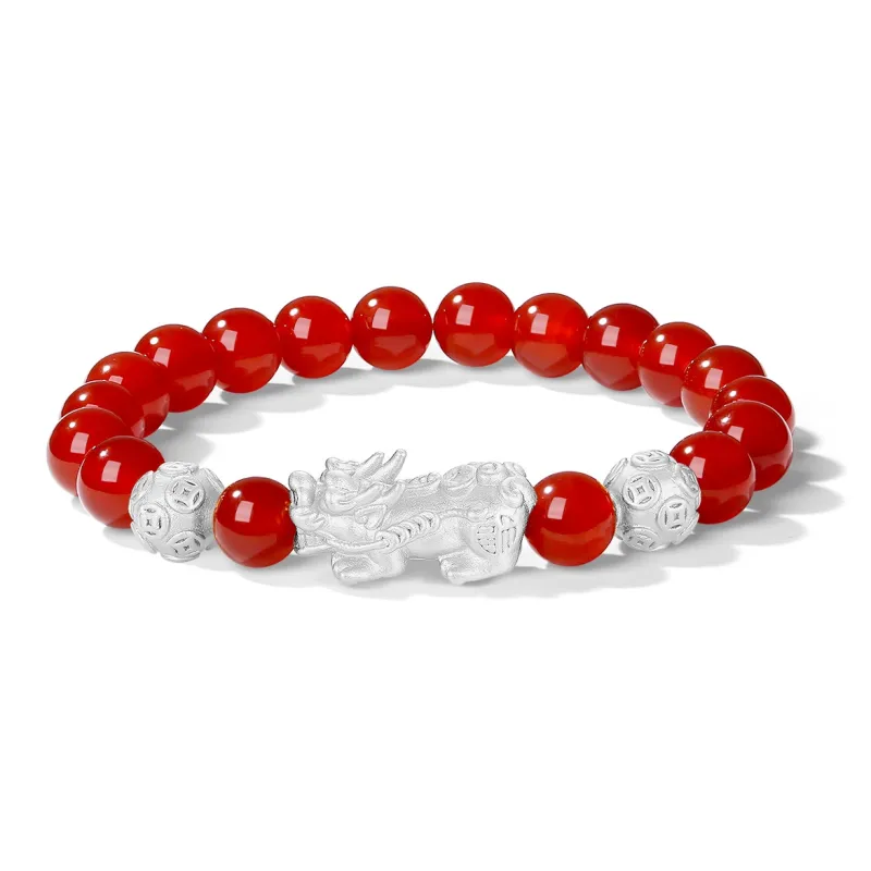 PUTUOSHANWENCHUANG Agate Bracelets Unisex-0