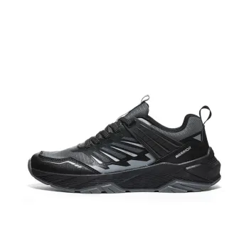 Warrior Journey Support Wear Resistant Slip Resistant Low Top Outdoor Shoes Men's Black Warrior