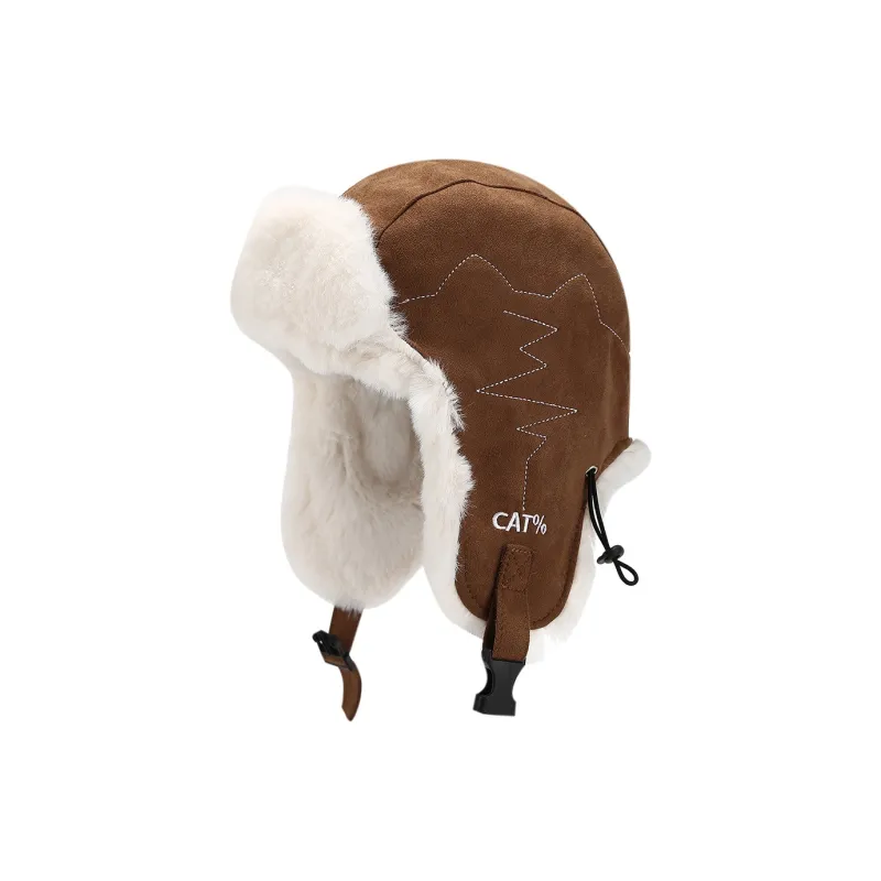 BAIJUAN Suede+Polyester Trapper Hats Unisex-4