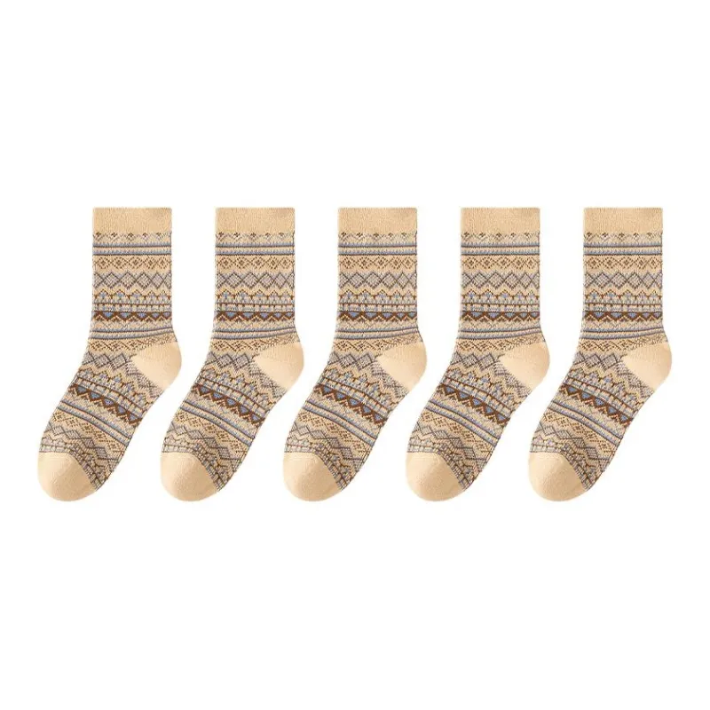 MIIOW Mid Calf Socks Men's Combo Set-9