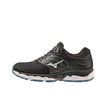 Mizuno Anti-Slip Wear-Resistant Low-Top Running Shoes Women's Black White