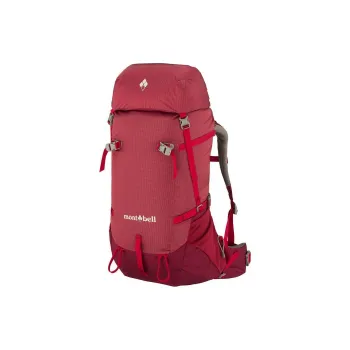 MONTBELL Nylon Outdoor Mountaineering Bag Backpack Regular Women's Burgundy