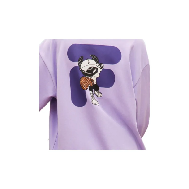 FILA FUSION Sweatshirt Unisex Water Smoky Purple-5
