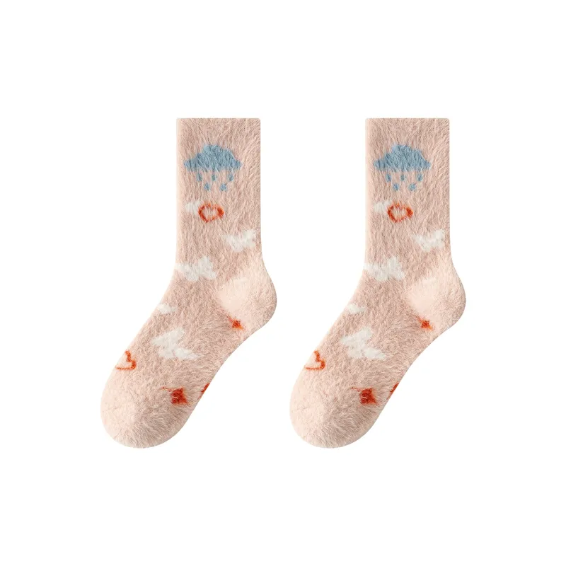 XXLLG Mid Calf Socks Women's 2 Pack-9
