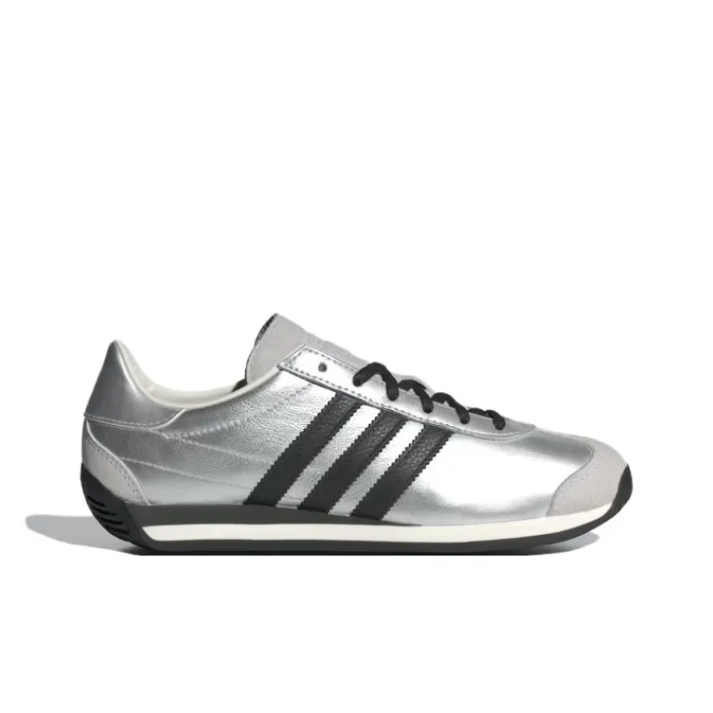 Adidas Country Og Silver Metallic Black Women's-1