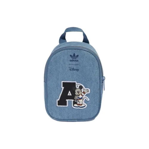 Adidas Originals Disney, Collaboration Denim Backpack Mini Unisex Blue