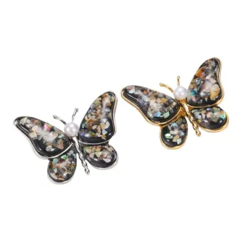 HENGSHENG Freshwater Pearl Brooches Unisex