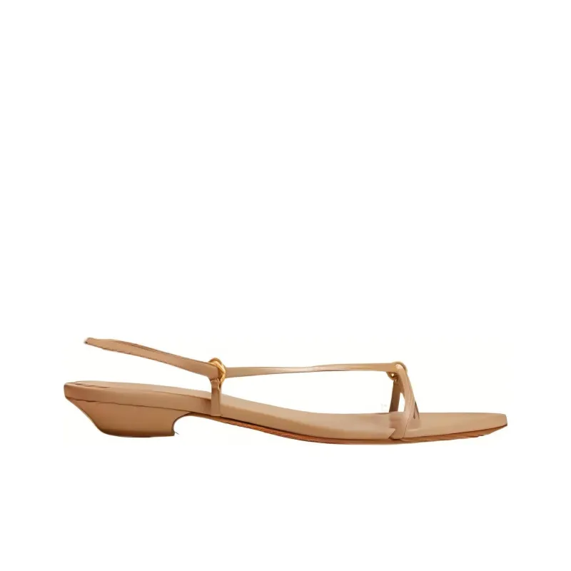 KHAITE Marion Leather Sandals-1