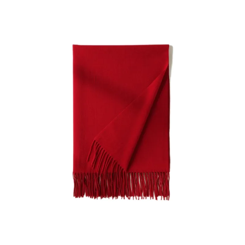 EEEENO Polyester Knit Scarves Unisex-2