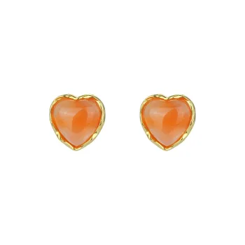 Xiaoyinjiang Agate Stud Earrings Women's