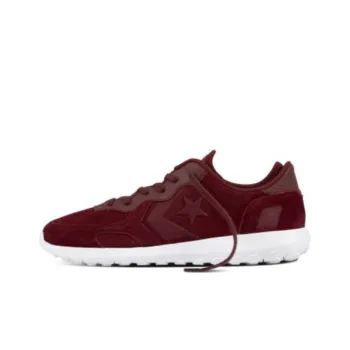 Converse Anti Slip Wear Resistant Low Top Casual Shoes Men's Deep Red