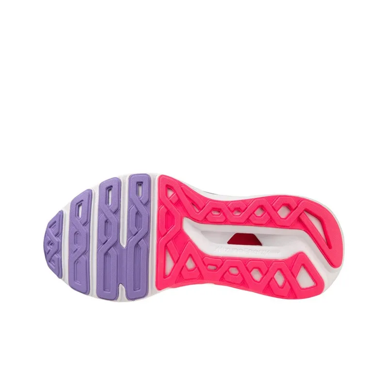 Mizuno Wave Horizon 6 Anti-Slip Wear-Resistant Low-Top Casual Running Shoes Women's Gray White Pink Purple-6