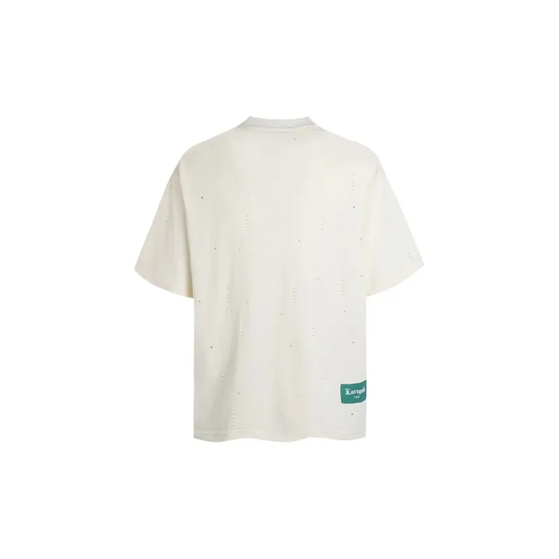 LIUREGALI T Shirts Unisex Ecru-1