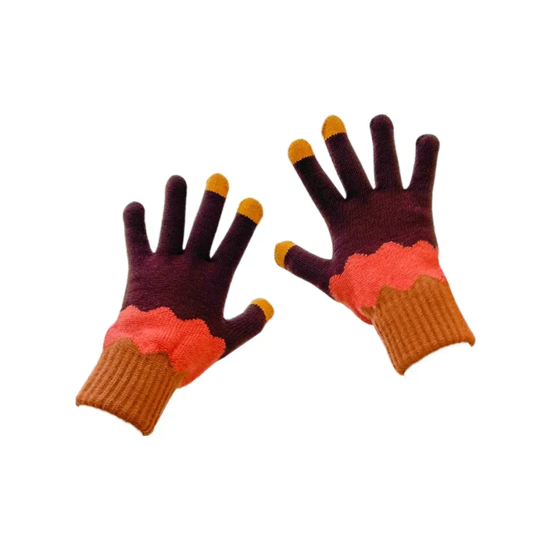 Mulinsen Acrylic Knit Gloves Unisex-0