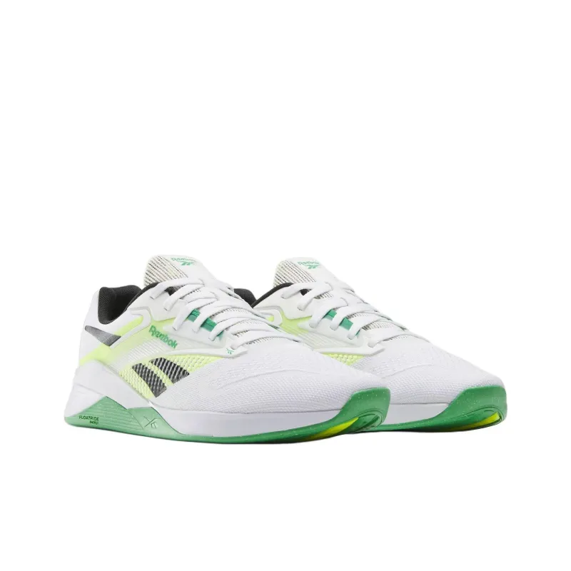 Reebok Nano X4 Anti Slip Wear Resistant Low Top Training Shoes Unisex White-2