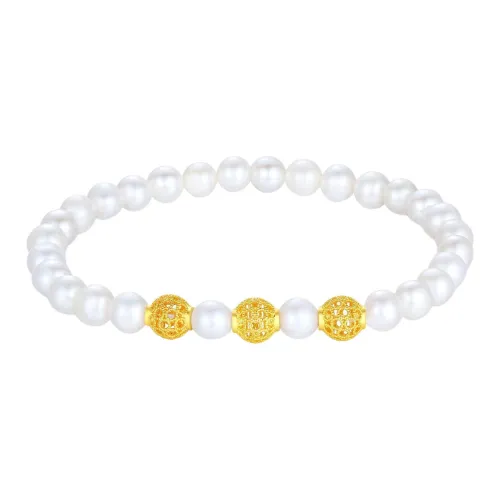 Lao Feng Xiang Gold Bracelet Women's