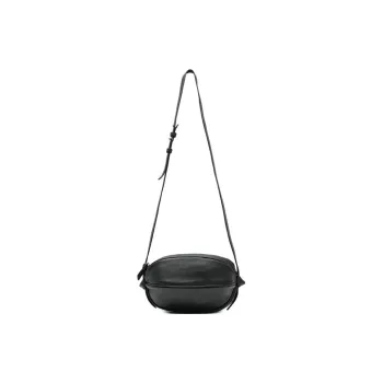 Hereu Leather Shoulder Bag Crossbody Bag Men's Black