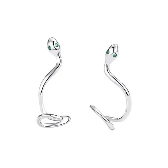 P&N S925 Silver Stud Earrings Women's-0
