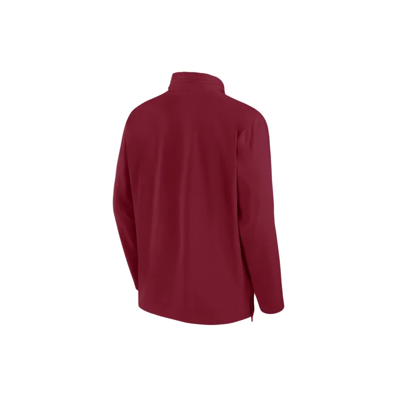 Nike Alabama Tide Sideline Coach Men's Nike College 1/2-Zip Hooded Jacket-1