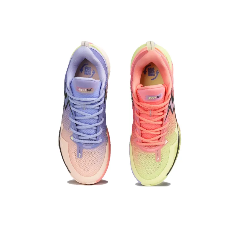 361° BIG3 5.0 Quick Reverse Cushioning Anti Slip Wear Resistant Breathability Low Top Basketball Shoes Unisex Iris-4