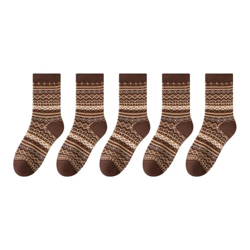 MIIOW Mid Calf Socks Men's Combo Set-11