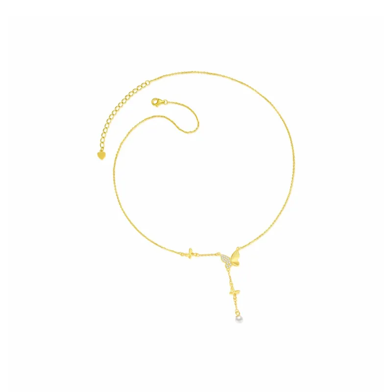 CHOW TAI SENG S925 Silver Necklaces Women's-3