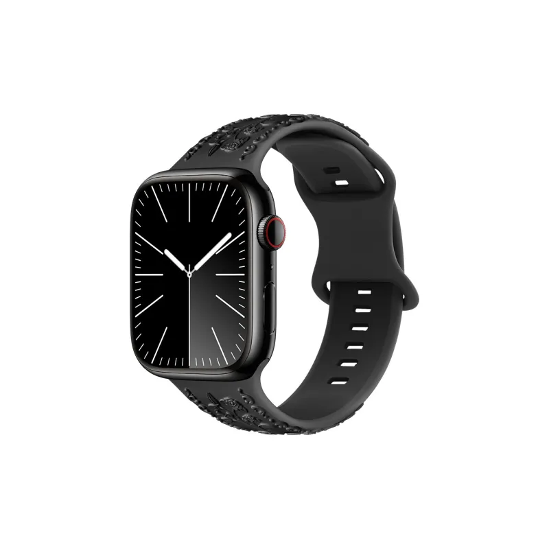 LOVINGCOOL Watch Bands Apple Compatibility 214mm~230mm Silicone Material-0