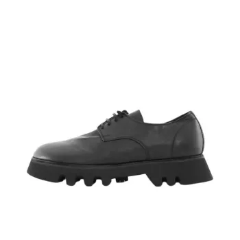 GUIDI Men's Casual Shoes Men Low Top Black