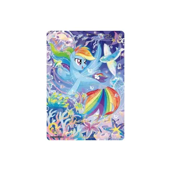 KAYOU Paulie The Pony Huiyue 6 Rainbow Dash Sc IP/Anime Cards 1 Pc