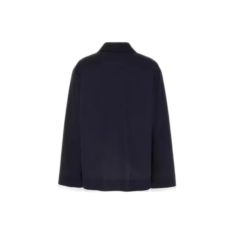 MIU MIU Double Layer Button Up Shirt-1