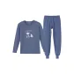 718 Solid Color Pine Blue Leisure Time
