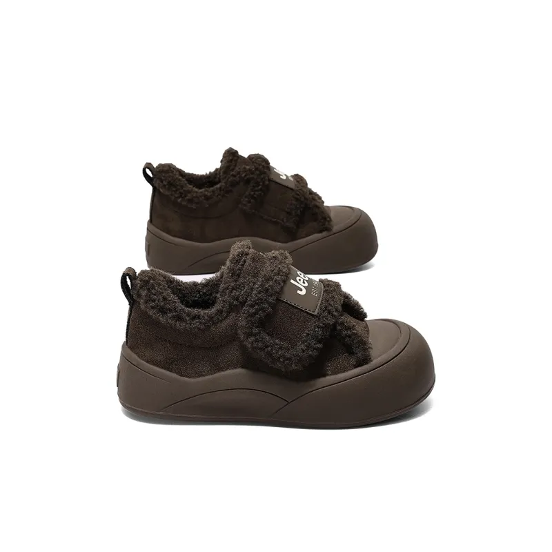Jeep Anti Slip Wear Resistant Kids Lifestyle Shoes Dark Coffee Kids'-4