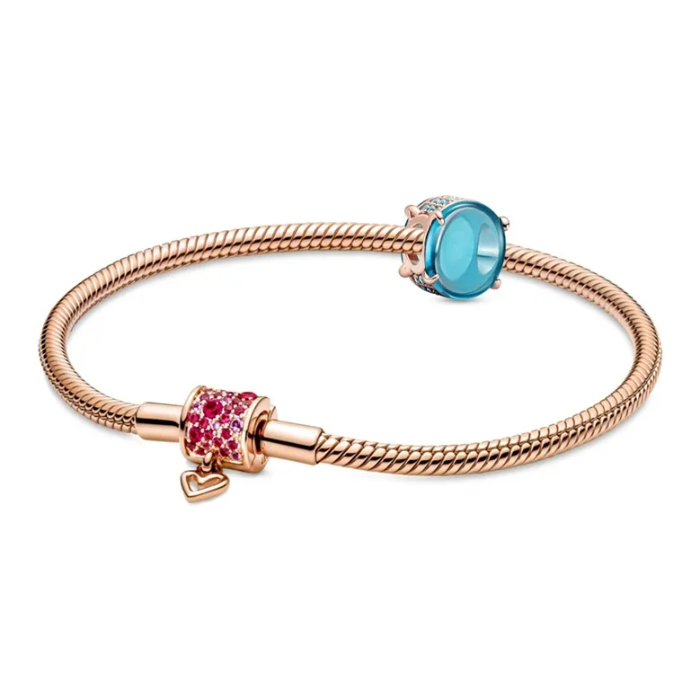 Pandora Copper Silver Alloy Bracelets Unisex-10