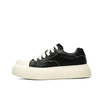 Dounkol Smart And Cool Height Increasing Lightweight Low Top Skateboard Shoes Men's Black