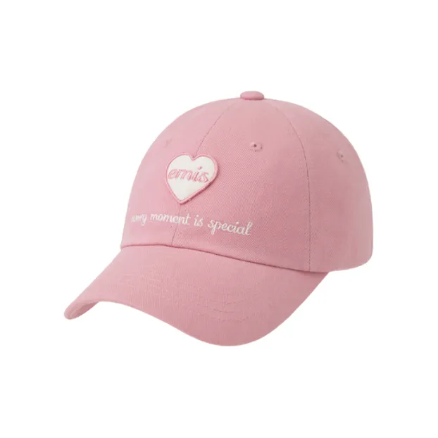 Emis Cotton Baseball Caps Unisex Pink-1