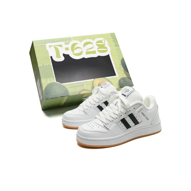T628 Puffy Shoes, Box Included Slip Resistant, Abrasion Resistant, Lightweight Low Top Skateboard Shoes Unisex-79