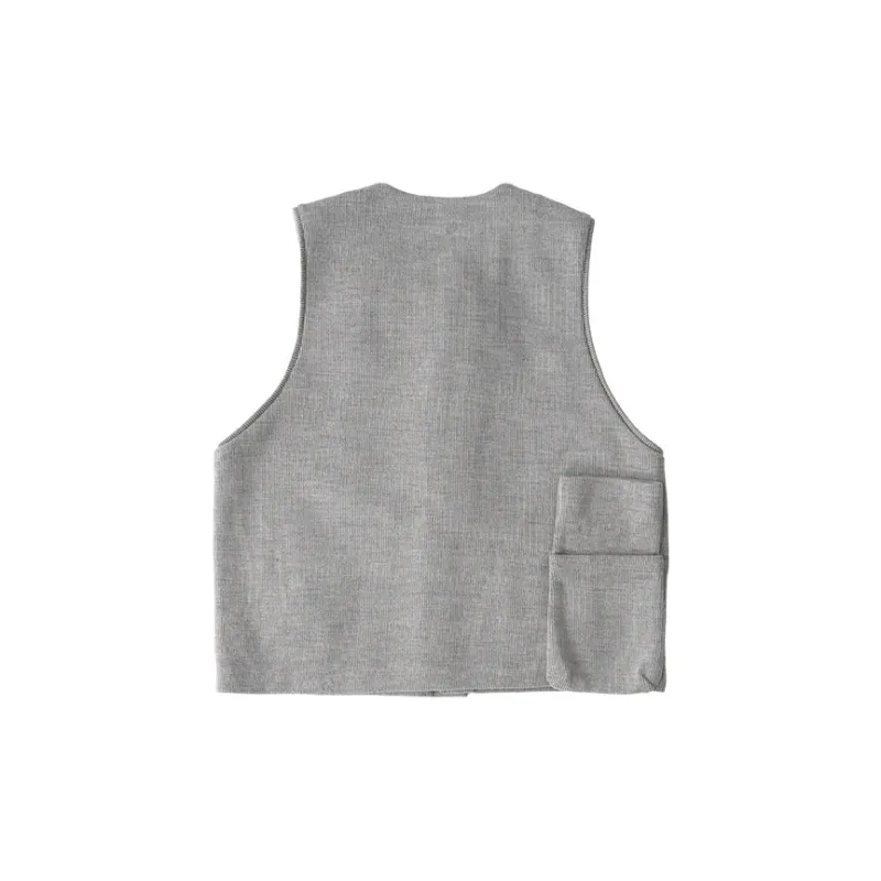 Halfwayhouse Vests Men Gray-1