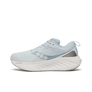 Saucony TRIUMPH 22 Anti Slip Wear Resistant Low Top Casual Running Shoes Women's Blue Beige